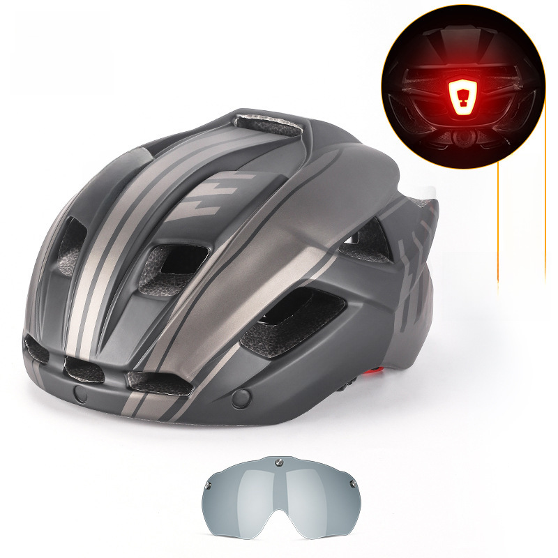 WEST BIKING riding helmet integrated molding helmet with goggles mountain road bicycle helmet equipment_voghion.com