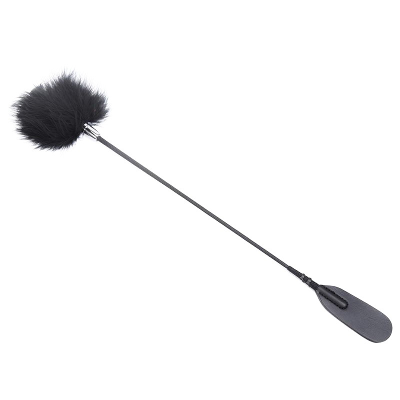 Tienda de fábrica al por mayor juguetes sexuales pluma de pollo raqueta de mano raqueta de pluma juguete flirting suministros pluma de pollo raqueta rojo