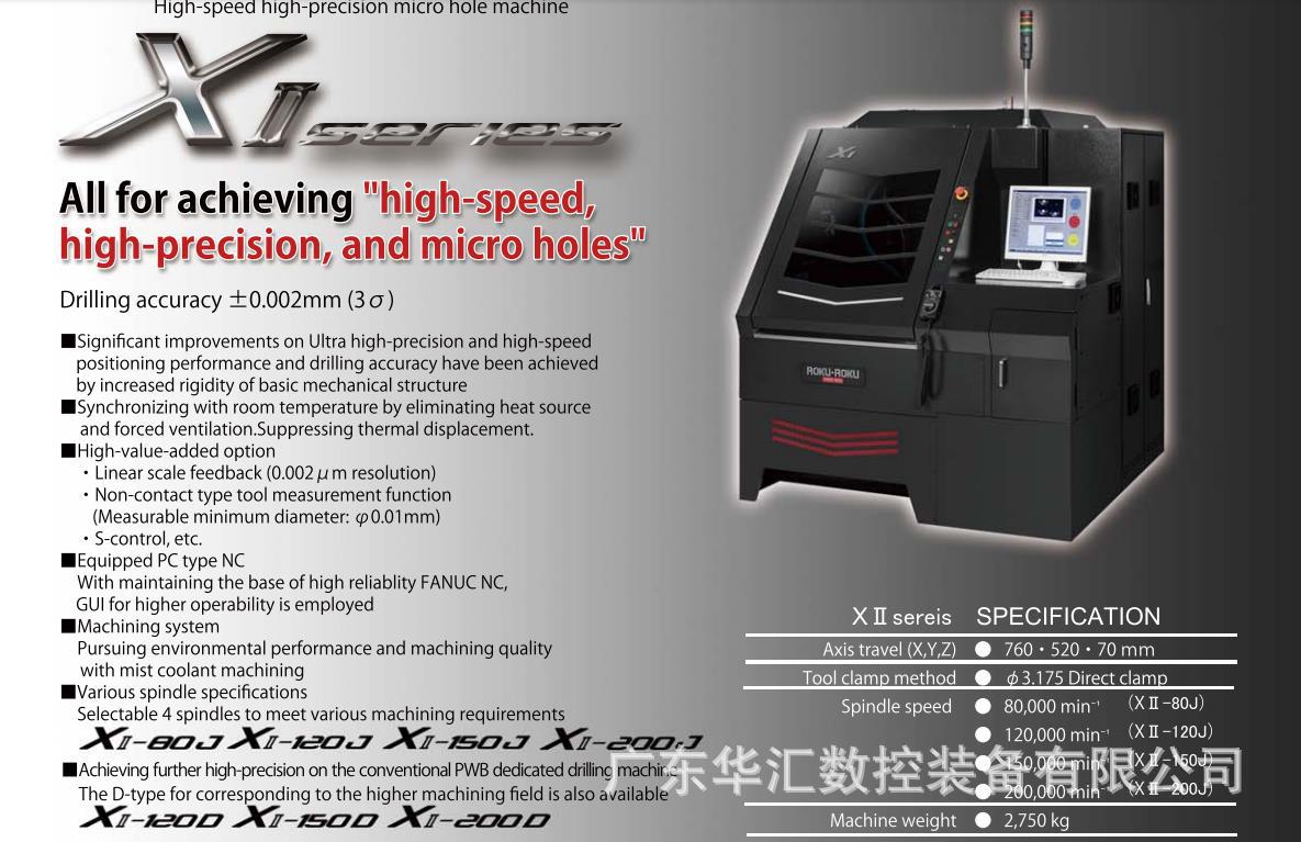 日本产ROKU-ROKU碌碌XII-200J高速PCB钻孔机/SchMoll石默钻孔机