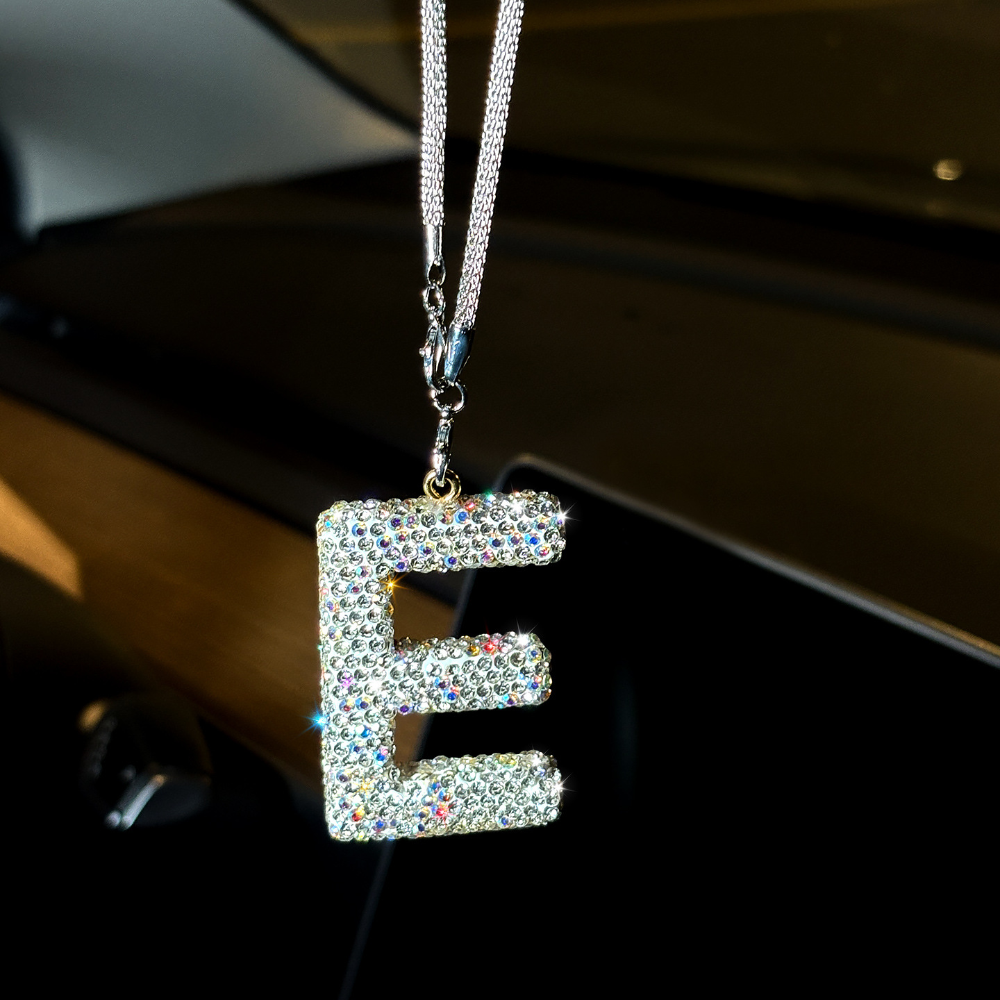 펜던트-다이아몬드 문자 [E]