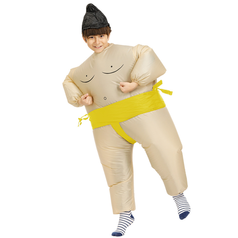 노란 스모 큰 소년