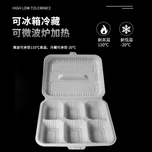BBQ oyster packaging box, six-grid scallops, four-grid oyster stall take-out box, disposable plastic lunch box