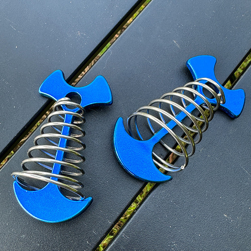 Outdoor camping tent herringbone ground nails canopy deck nails pallet fixed multi-functional spring buckle ground nails wind rope buckle