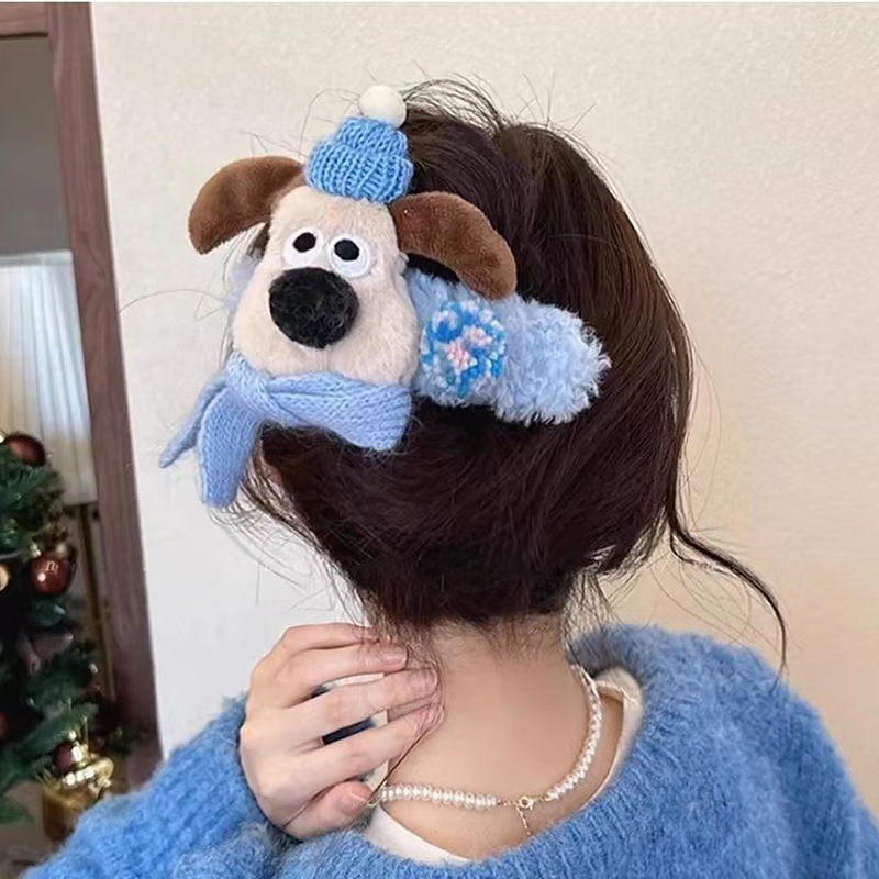 漫画人形ぬいぐるみレッサーパンダヘアピンサイドクリップ大型BBクリップヘアアクセサリーヘアピンメイクアップクリップぬいぐるみ|undefined