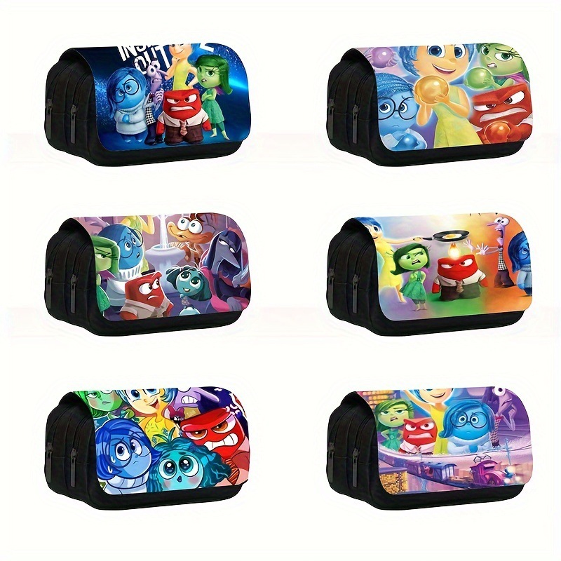 Cartoon double-layer cute design pencil case for students