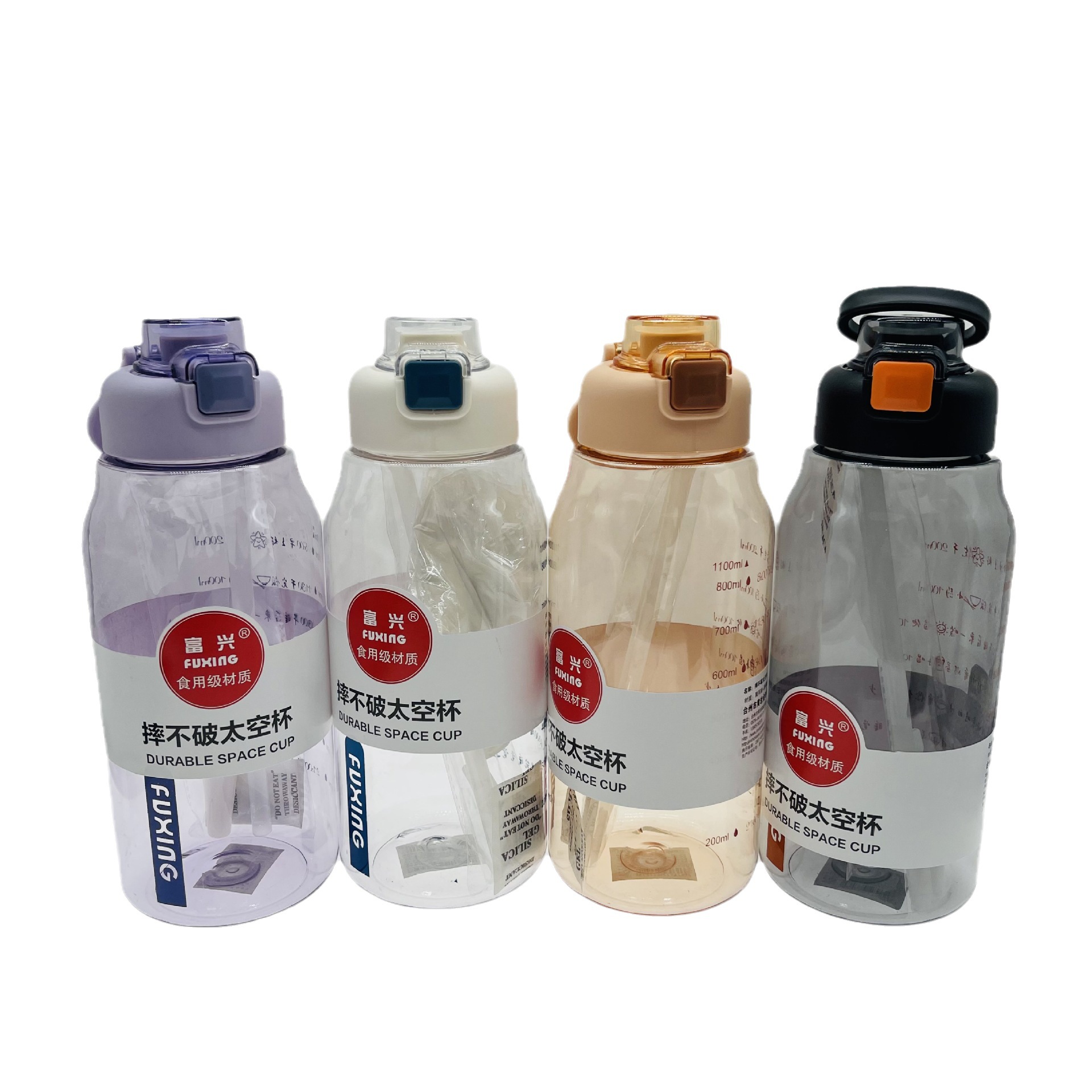 Jinshi comercio exterior grande 2200ml espacio taza pc plástico estudiante taza portátil al aire libre deportes taza grande hervidor de agua