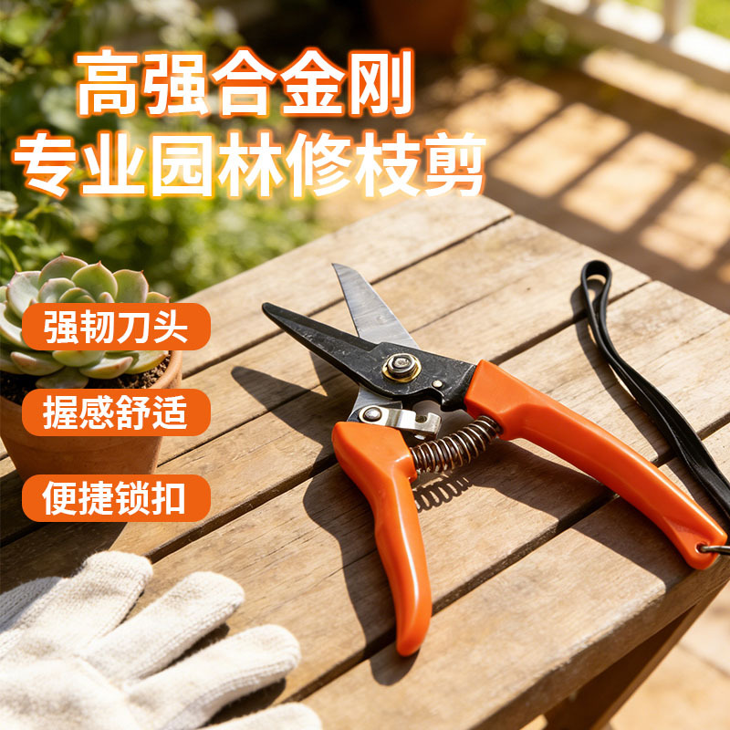 厂家直销高质量园林剪修枝剪树枝剪果枝剪摘果剪   欢迎选购