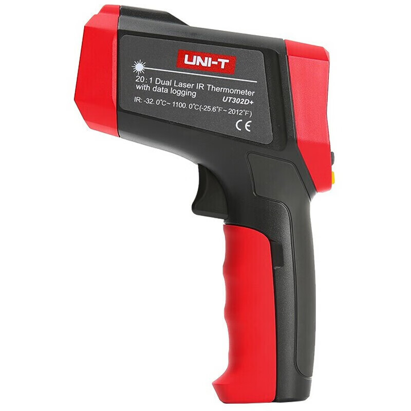 Pistola de medición de temperatura para termómetro infrarrojo UNI-T UT302D +