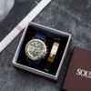 Swiss watch, set, belt, quartz watches, Aliexpress
