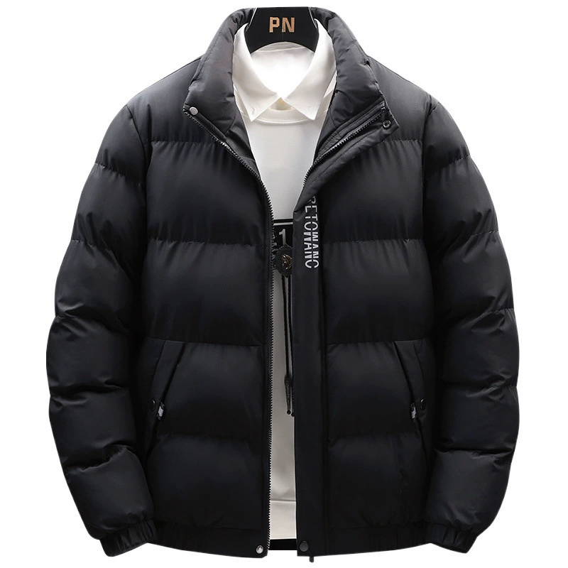 Keep warm demi-season fashionable jacket, oversize