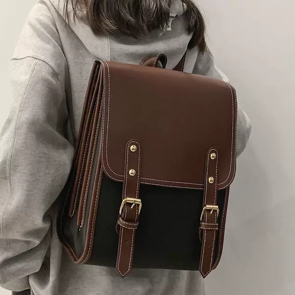Women's backpack 2026 new fashion Korean style ins style high school student backpack large capacity versatile travel backpack