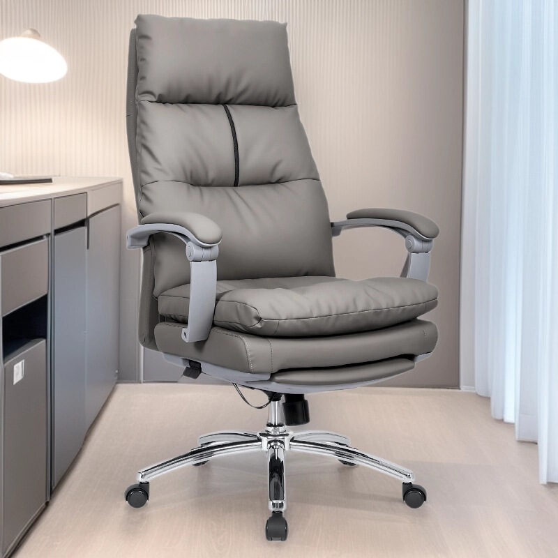 Computer Chair for Long Periods of Sitting, Comfortable for Office Naps, Can Be Reclined, Suitable for Home Study, Bedroom, Ergonomic Office Chair for Lunch Breaks