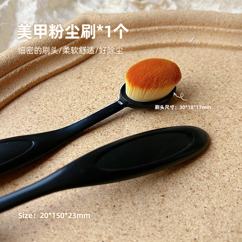 ネット赤美甲粉塵ブラシピンクの毛バラの花型棒ブラシ多機能爪切り頬紅ブラシ|undefined