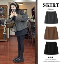 �H��춮aƷչʾ����-��ɫë�ذ���ȹŮ�ﶬ�¿�С���Ӹ����@�ݰ�