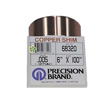 Precision Brand �߾�����ͭ��Ƭ Copper Shim Stock 68130