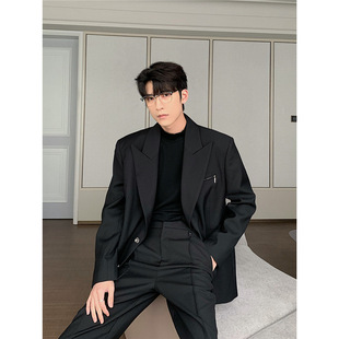 2025 Spring and Autum Casual Suits for Men, Loose and Drapey, Handsome and Trendyy Korean Style Suits, Men's Jackets, High-End