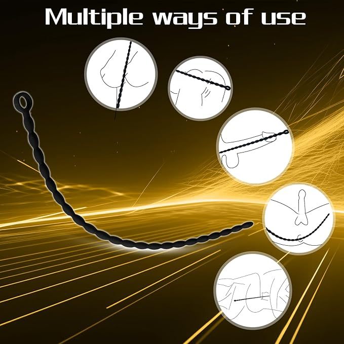 Extra Long Silicone Horse Eye Stick 40cm, Urethral Insertion Training Toy for Men — detail image 3