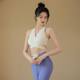 Yoga Vest with Chest Pad Women's Cross Strap Low V-neck Top for Foreign Trade Cross-border Southeast Asia European and American Style