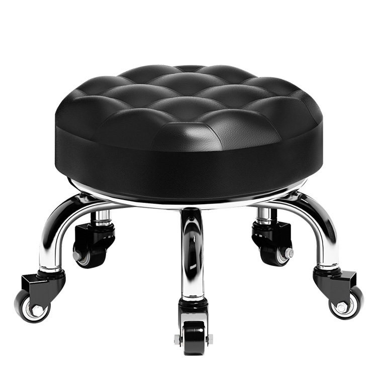 Casa belleza silla de polla de taburete baja silla para niños con taburete para bebés rotativo manicuría pedicura taburete bajo taburete circular