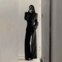 喇叭袖秋季百搭阔腿裤
