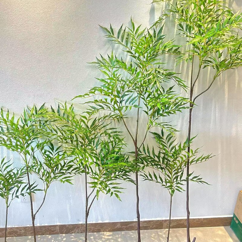 Simulation Ten Great Meritorious Yellow Bamboo Single Branch Leaf Wood Green Plant Art Flower Artistry Model Room Decorative Photography Beautiful Chen Nature Simulation Ten Great Meritorious Yellow Bamboo Single Branch Leaf Wood Green Plant Art Flower Artistry Model Room Decorative Photography Beautiful Chen Nature