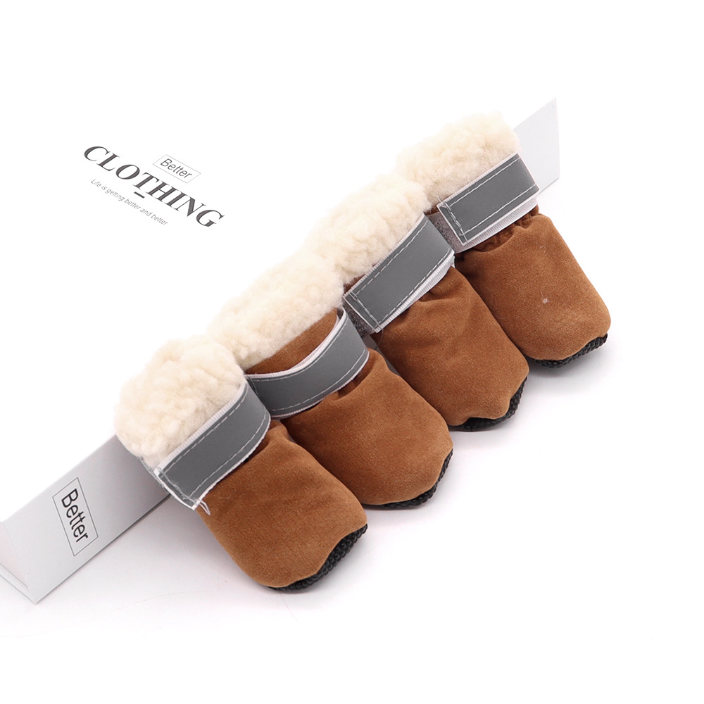 Zapatos para mascotas, zapatos para perros, suelas suaves, zapatos de algodón para perros, cubiertas para pies para mascotas, zapatos para cachorros, zapatos para gatos, botas de nieve de otoño e invierno