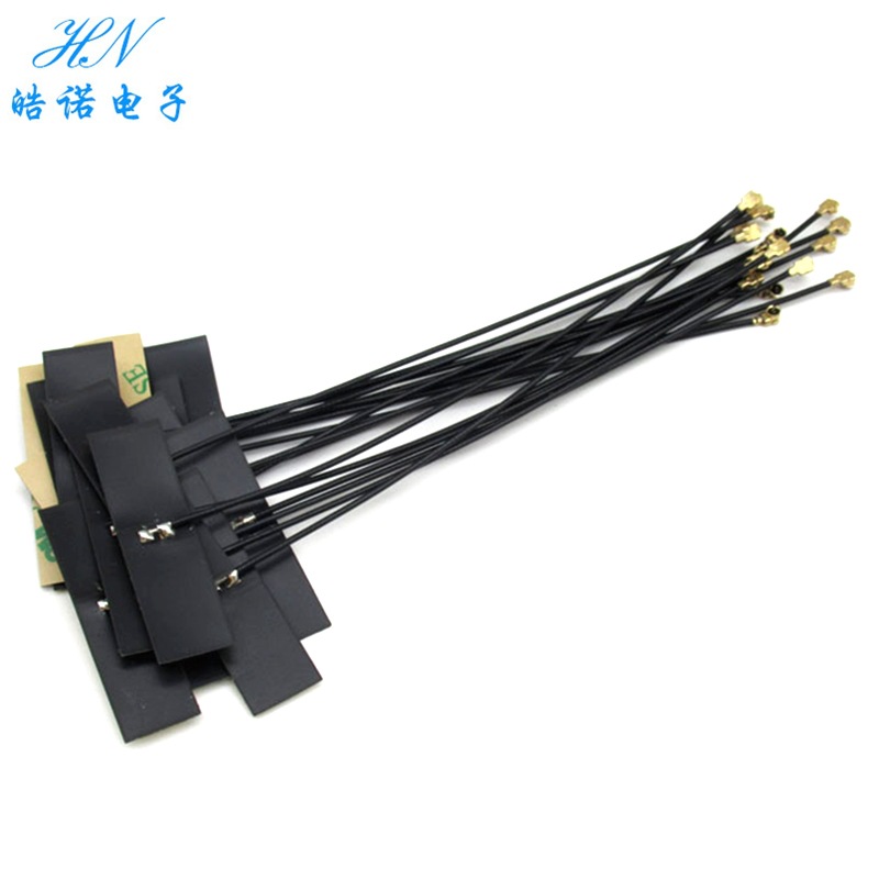 2.4G 5.8G双频内置天线wifi蓝牙全向FPC柔性天线遥控天线IPEX接口