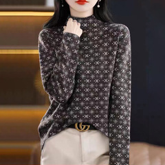 Women's new autumn and winter Chinese style long-sleeved T-shirt fashionable top