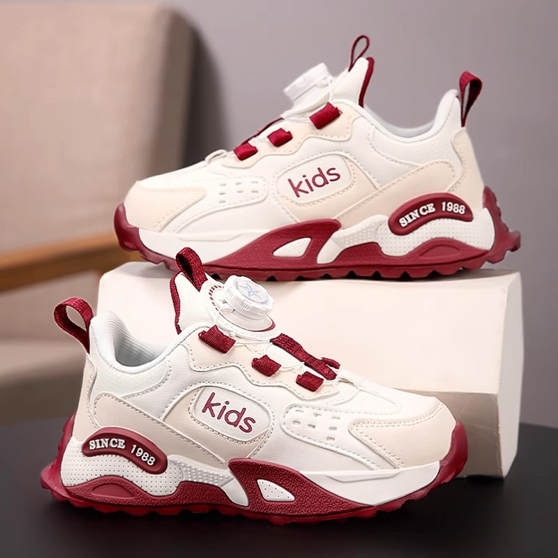 Zapatos de algodón para niñas invierno 2025 nuevo año de la serpiente con zapatos de algodón para niños, zapatos de invierno rojos para niñas