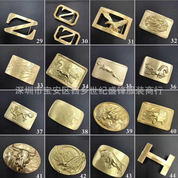 Copper brass belt, buckle, wholesale