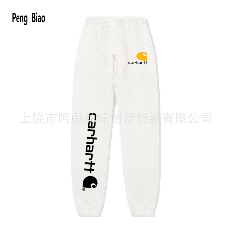 Мужские и женские флисовые спортивные штаны в европейском и американском стиле от Cross-border Amazon Carhartt, свободного кроя, быстросохнущие, длинные брюки для осени и зимы.