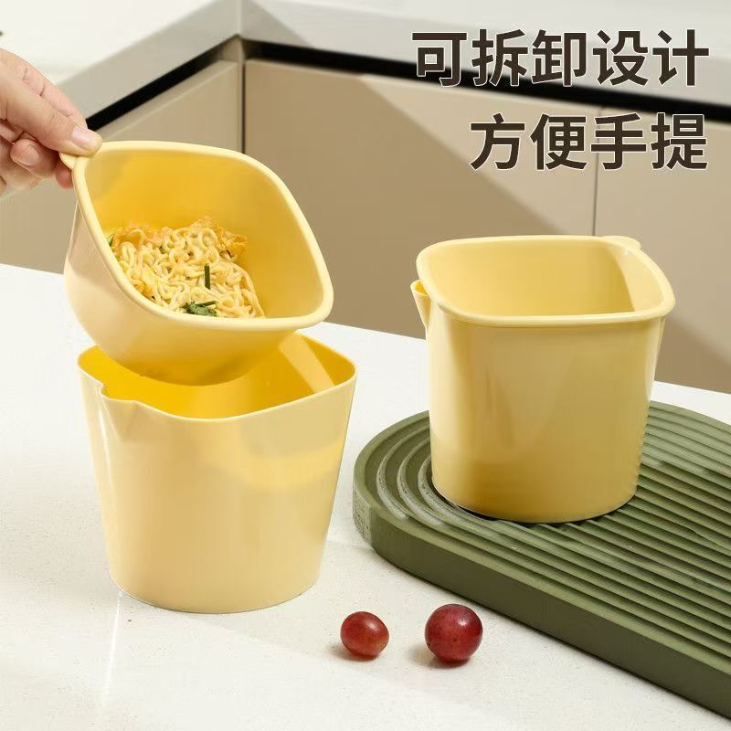 Multifunctional Kitchen Double-Layer Draining Basket, Desktop Small Trash Can, Detachable Draining Trash Bin, Waste Water Bucket, Tea Residue Bin Multifunctional Kitchen Double-Layer Draining Basket, Desktop Small Trash Can, Detachable Draining Trash Bin, Waste Water Bucket, Tea Residue Bin
