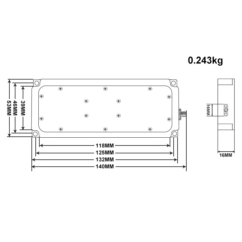 ドローンwifi5.2G無線周波数パワーアンプモジュール/10W/20-30W/50W/100W|undefined
