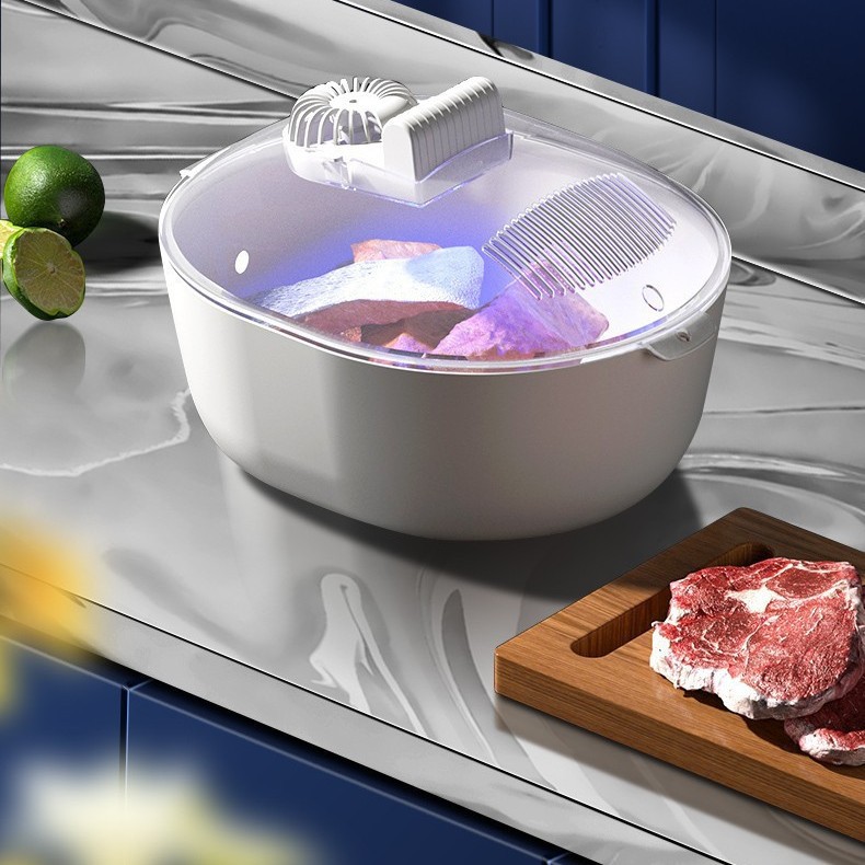 厂货批发2025新款家用肉类牛排保鲜食物机四合一解冻电磁炉器