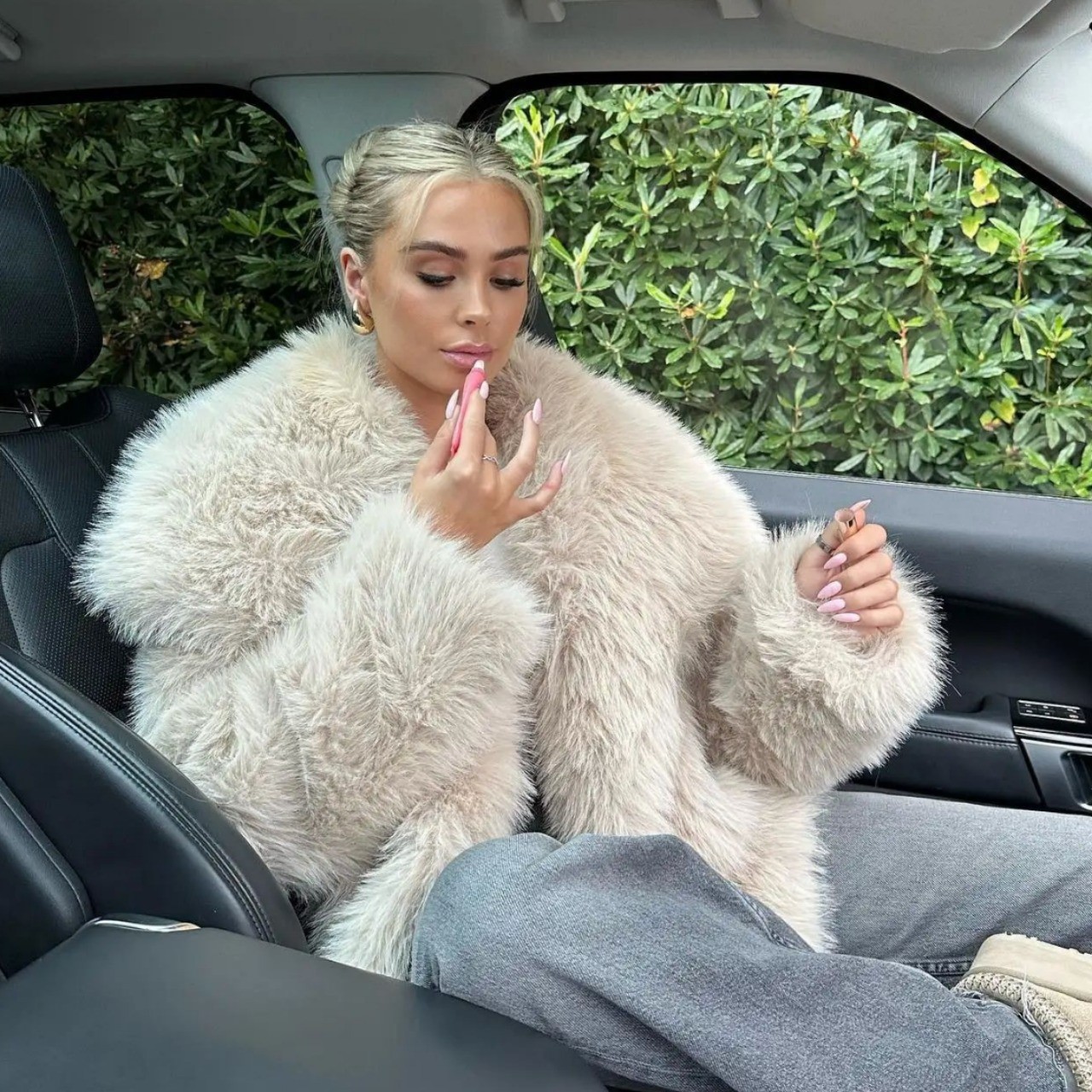 Women's Clothing Fur Large Lapel Fur Coat Short Fashionable Fox Fur Coat Fluffy Plush Women's Clothing_voghion.com