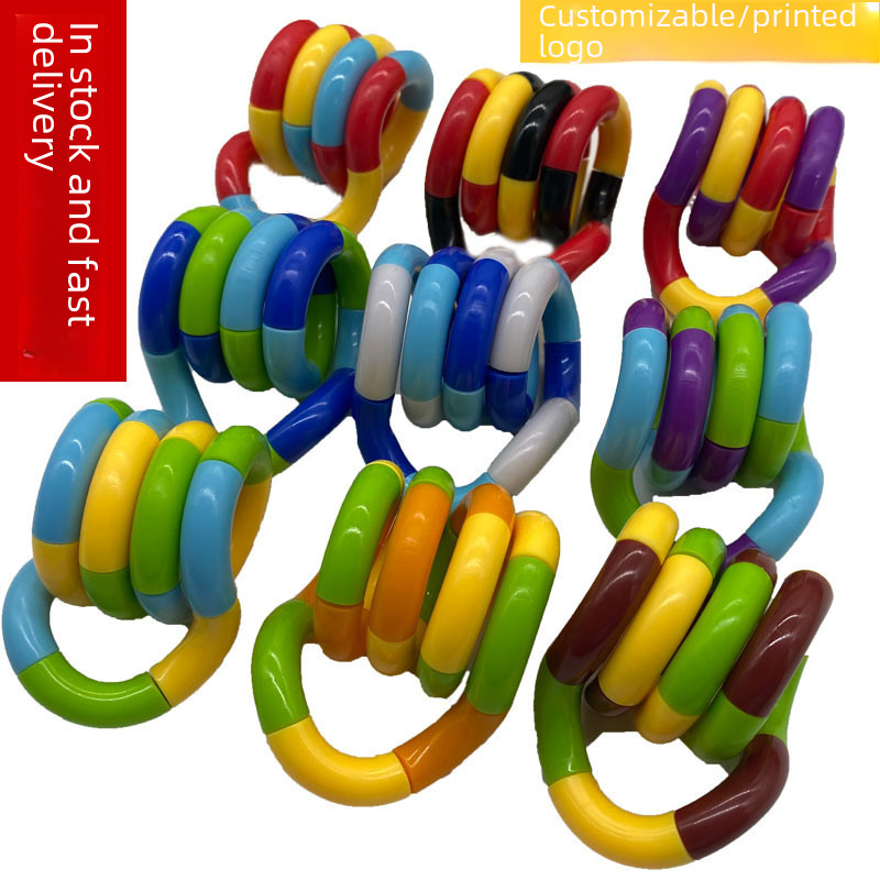 18-Segment Twisty Tube, Fidget Twister Toy