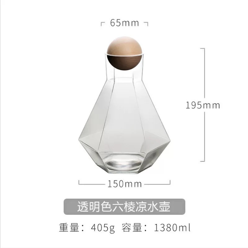 Internet celebridad vidrio enjuague bucal taza I agua hexagonal taza traje whisky copa de vino colorido taza hexagonal taza de la bebida taza