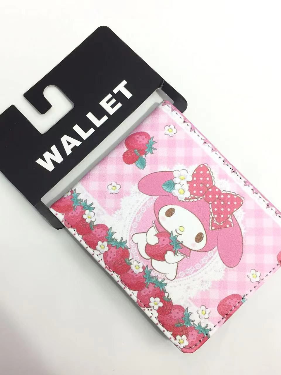 Coolomi PVC cremallera corta cartera Yugui perro melodía titular de la tarjeta clave caso monedero KT bolsa