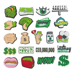 USD Series Crocs Shoes Flower Shoe Buckle Soft Rubber Personalized DIY Garden Shoes Accessories Jewelry Amazon