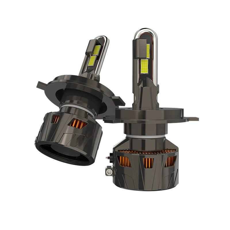 New U-shaped tube drive car modified LED headlight H4 double light ultra-bright far and near integrated bright headlight