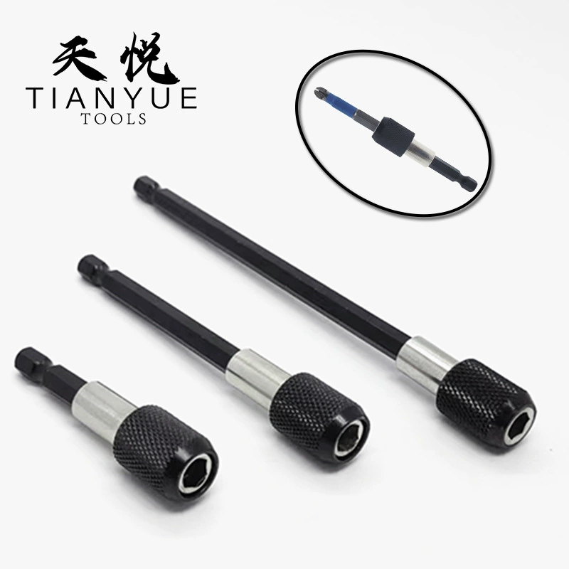 3 шт. Удлинитель с головкой партии шестигранный самоблокирующийся быстросъемный шатун отвертка быстрая замена электродрели Удлинительный инструмент