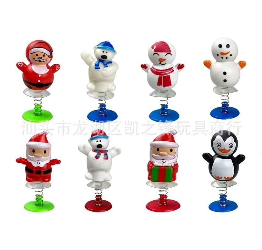 Трансграничные специально для Санта-прыжков POP-UP Рождественские прыгающие снеговики игрушки прыгающие ножки прыгающие люди