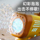New children's toy full-automatic bubble gun handheld porous baby bubble gun boys and girls children birthday gift