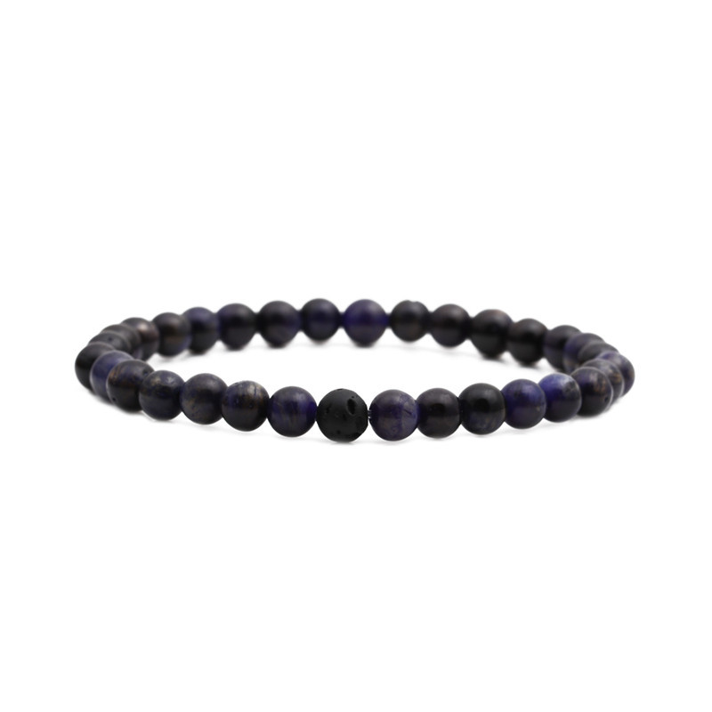 Simple New Volcanic Stone Bracelet display picture 3