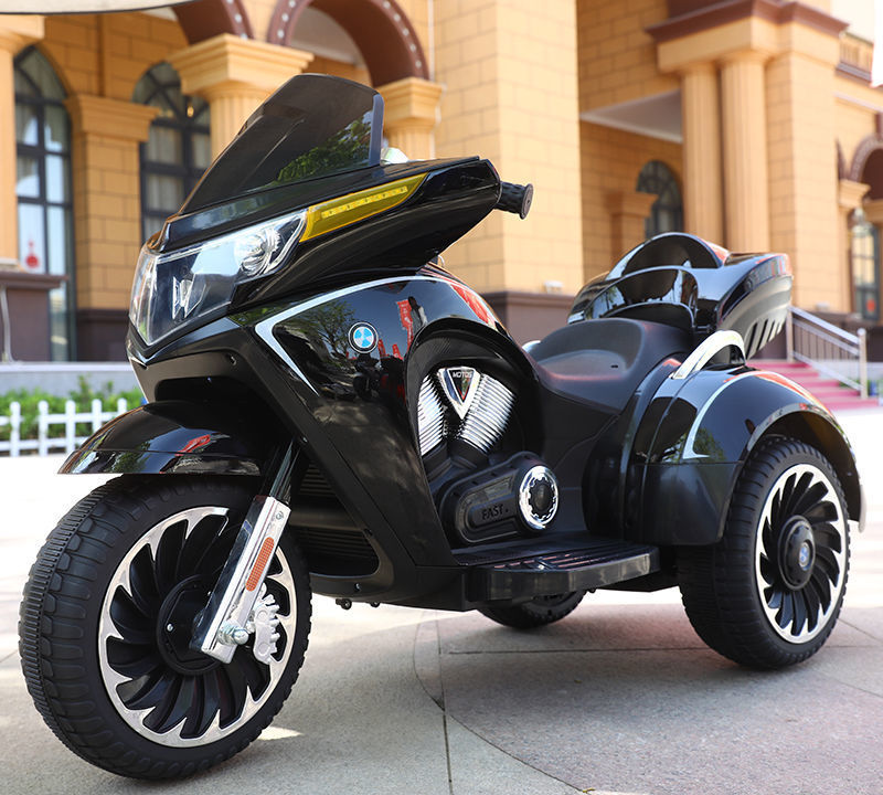 帮手描述图:儿童电动摩托车三轮车男女孩宝宝电瓶车小孩可坐人充