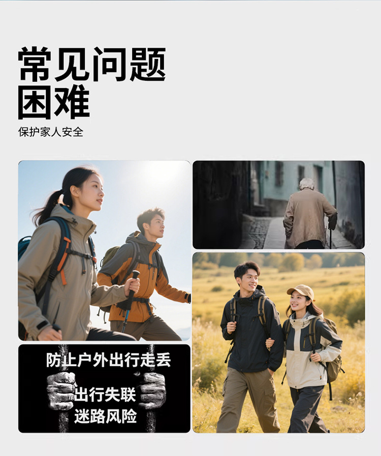 Locator for the Elderly to Prevent Loss, Anti-Slip Shoe Tracker, Anti-Loss Device, Gps with Ultra-Long Standby Time for Tracking Shoes