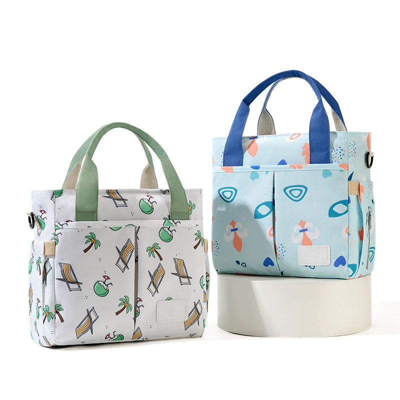 Женская сумка для выхода на улицу большой вместимости, ткань Оксфорд, водонепроницаемая тканевая сумка, детская сумка с героями мультфильмов, модная модная сумка на плечо