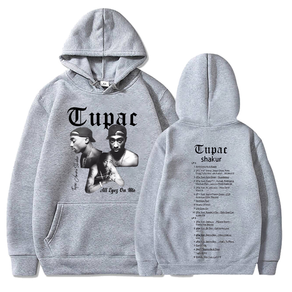 Tupac 2pac Sweatshirts Rapper Shakur Hoodies Hip Hop Rock Ov