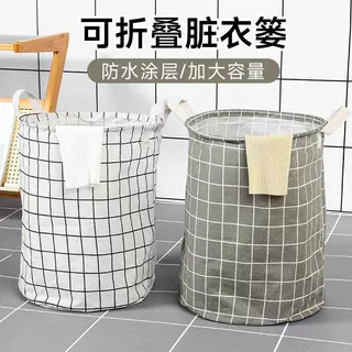 棉麻脏衣篮脏衣服收纳筐防水脏衣篓可折叠洗衣篮大号脏衣筐收纳袋