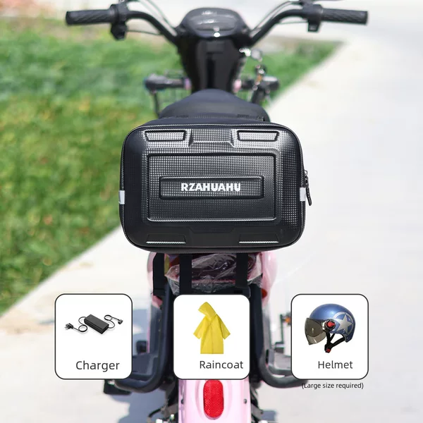 Electric Vehicle Front Hanging Bag, Rear Hanging Bag, Waterproof Hanging Bag, Battery Bicycle Helmet Charger Storage Artifact, Universal